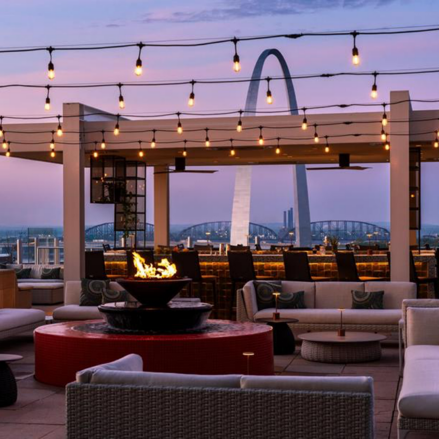 Four Seasons Hotel St Louis Exclusive Sky Lobby & Rooftop