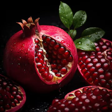 Ltd Edition Pomegranate & Pepper Fluted Glass Mini Candle