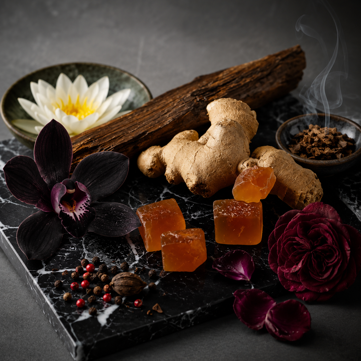 Dark Amber & Kyūkyodō Kyara