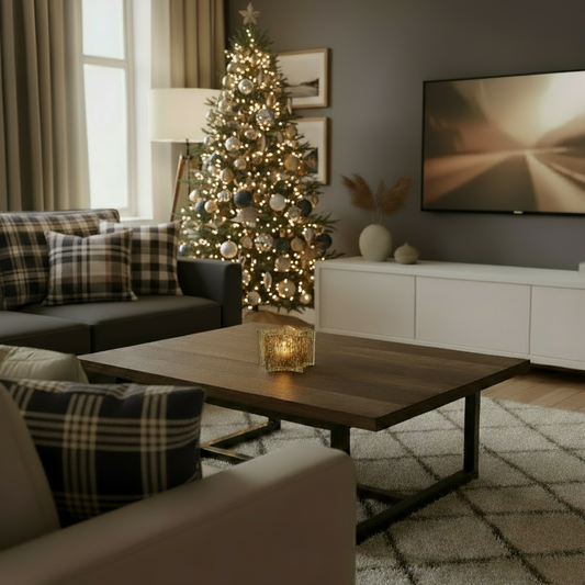 Gold Star Tealight Holder