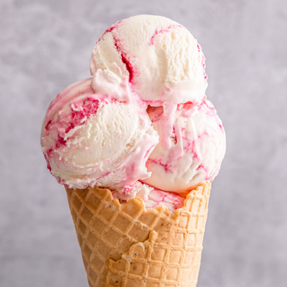 Scottish Raspberry Ripple Ice Cream