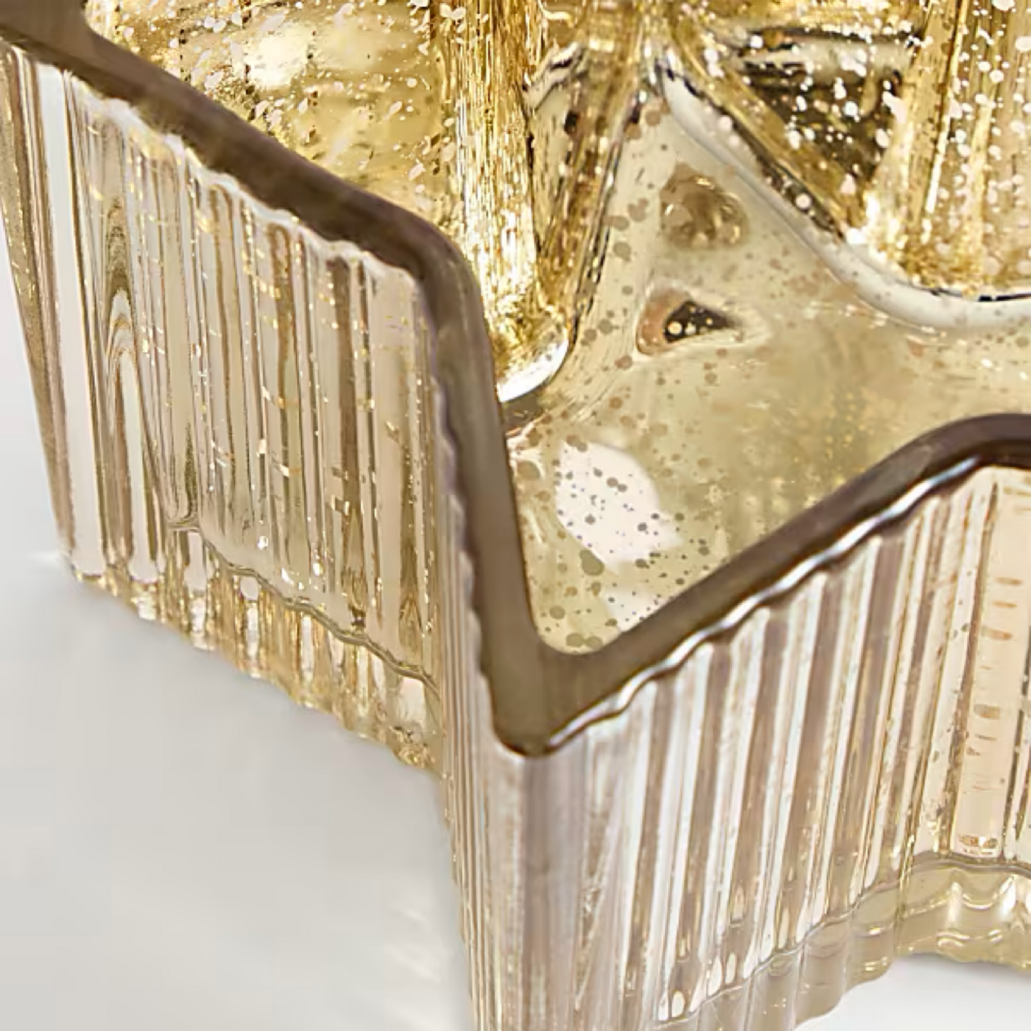 Gold Star Tealight Holder